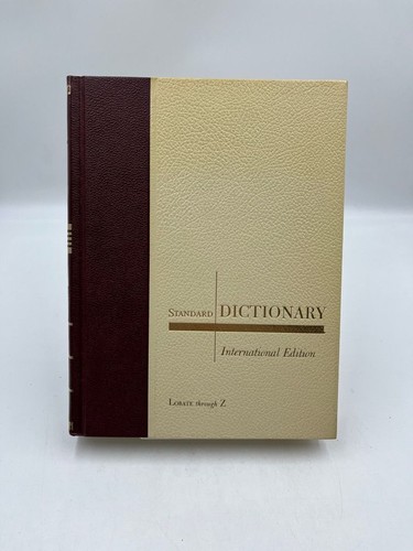 Standard dictionary the - of,
