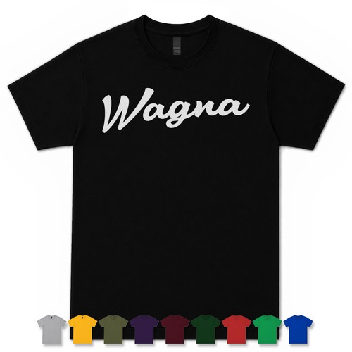 Wagna retro script shirt - script, t-shirt